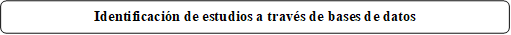 Identificación de estudios a través de bases de datos